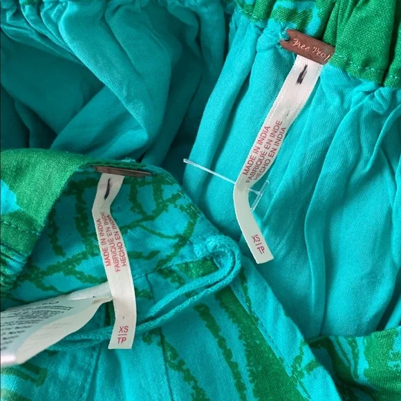 NWOT Free People Copa Cabana SET Tropical Halter top & skirt - Picture 14 of 15